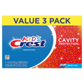Crest Kid's Cavity Protection Toothpaste 3 Pack