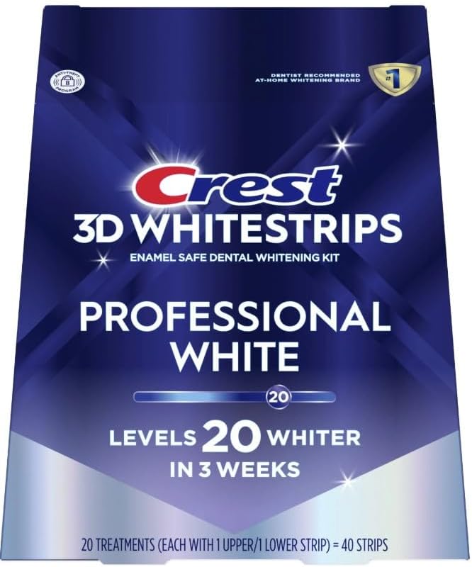 Crest 3D No Slip Whitestrips Professional Effects Teeth Whitening Kit 20 Treatments