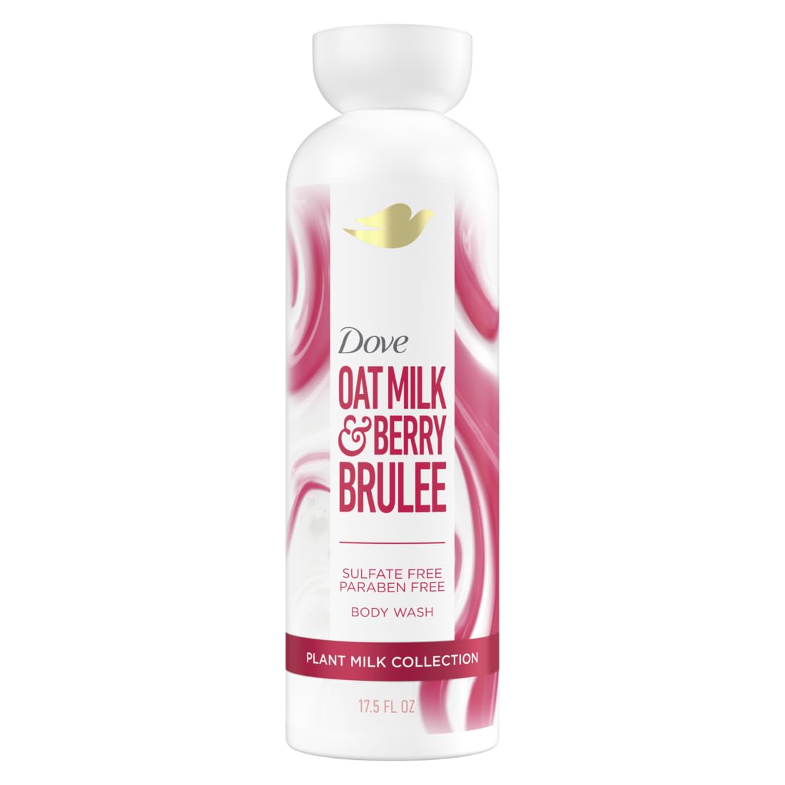 Dove Plant Milk Cleansing Body Wash Oat Milk & Berry Brulee 17.5 fl oz