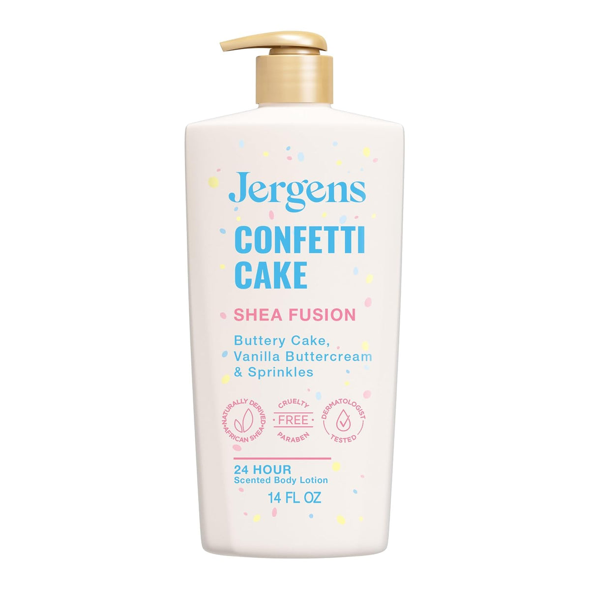 Jergen's Body Lotion Confetti Cake