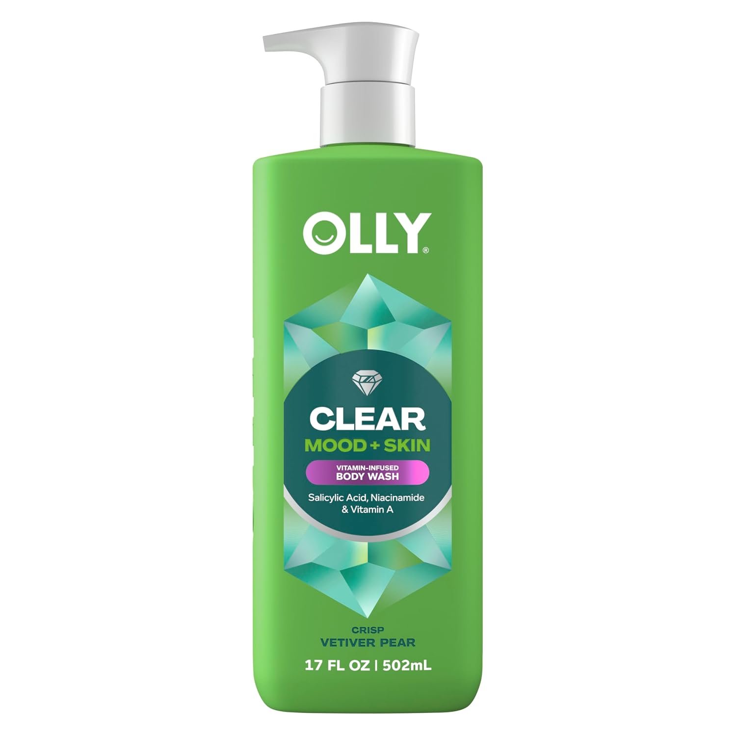 OLLY Mood & Skin Body Wash Clear