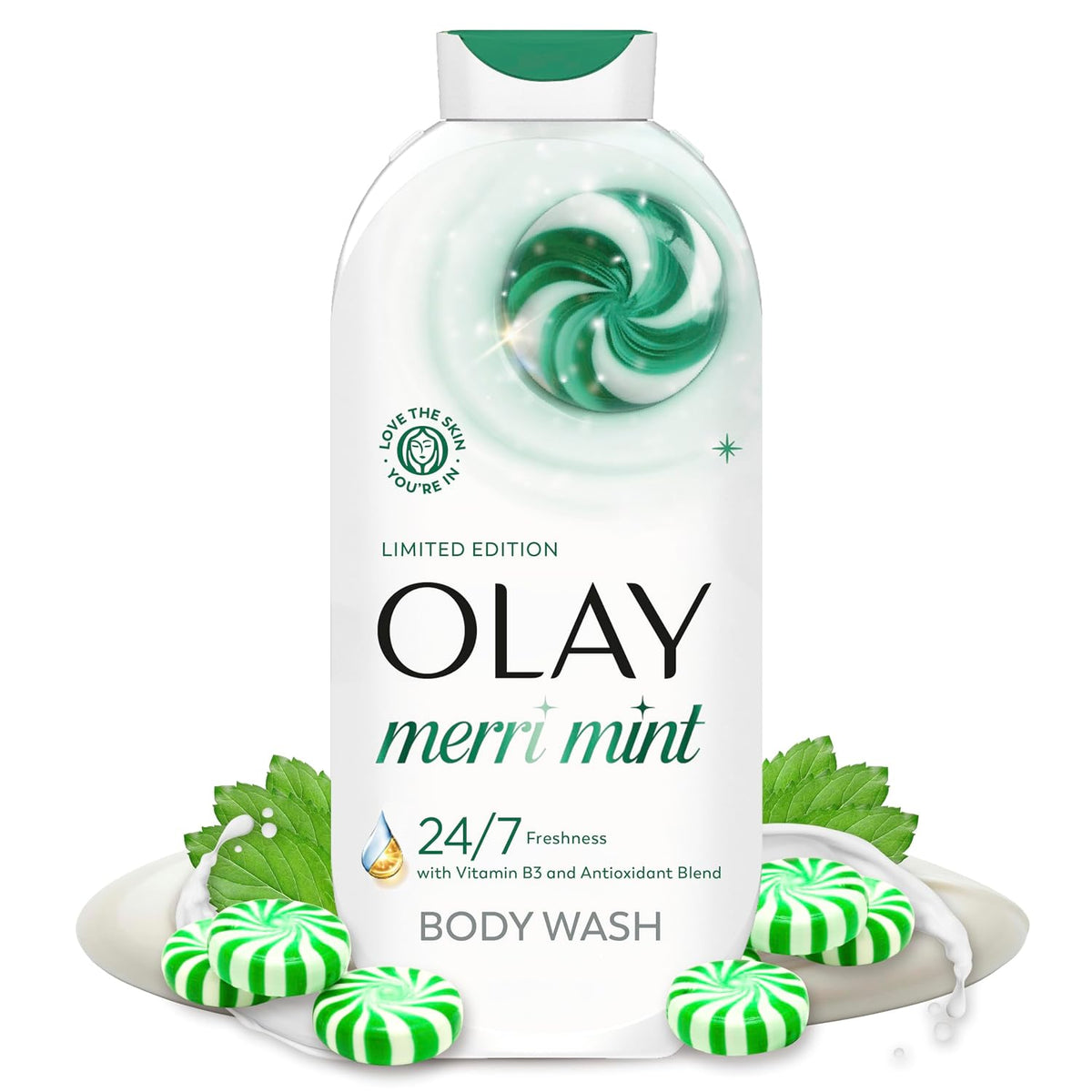 Olay Body Wash 22oz Merri Mint