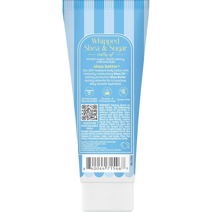 eos Shea Better Travel Size Body Lotion, Whipped Shea & Sugar, Limited Edition