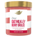 Dove Sugar Body Scrub Oat Milk & Berry Brulee For Exfoliated & 15 oz