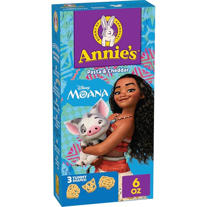 Annie's Disney Moana Shapes Cheddar Mac & Cheese, 6 oz