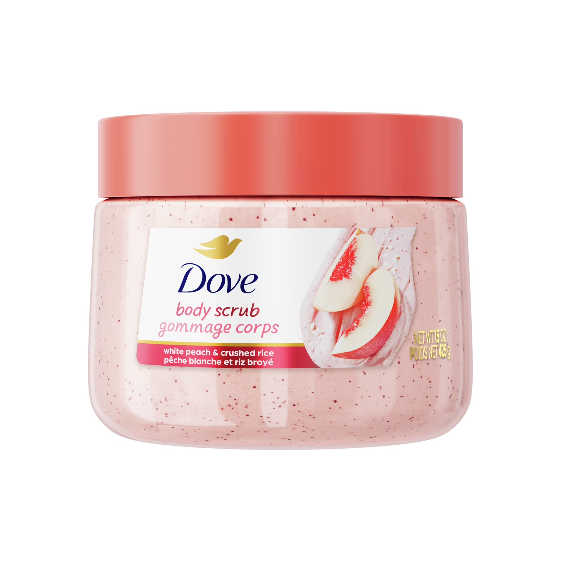 Body Scrub White Peach & Crushed Rice 15oz