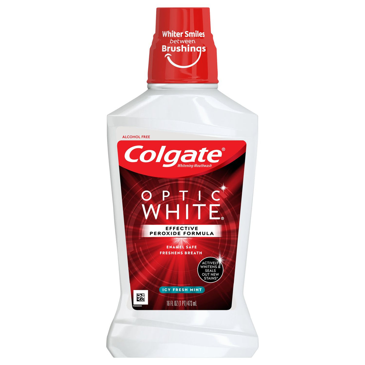 Colgate Optic White Teeth Whitening Mouthwash, ICY Fresh Mint 946ml
