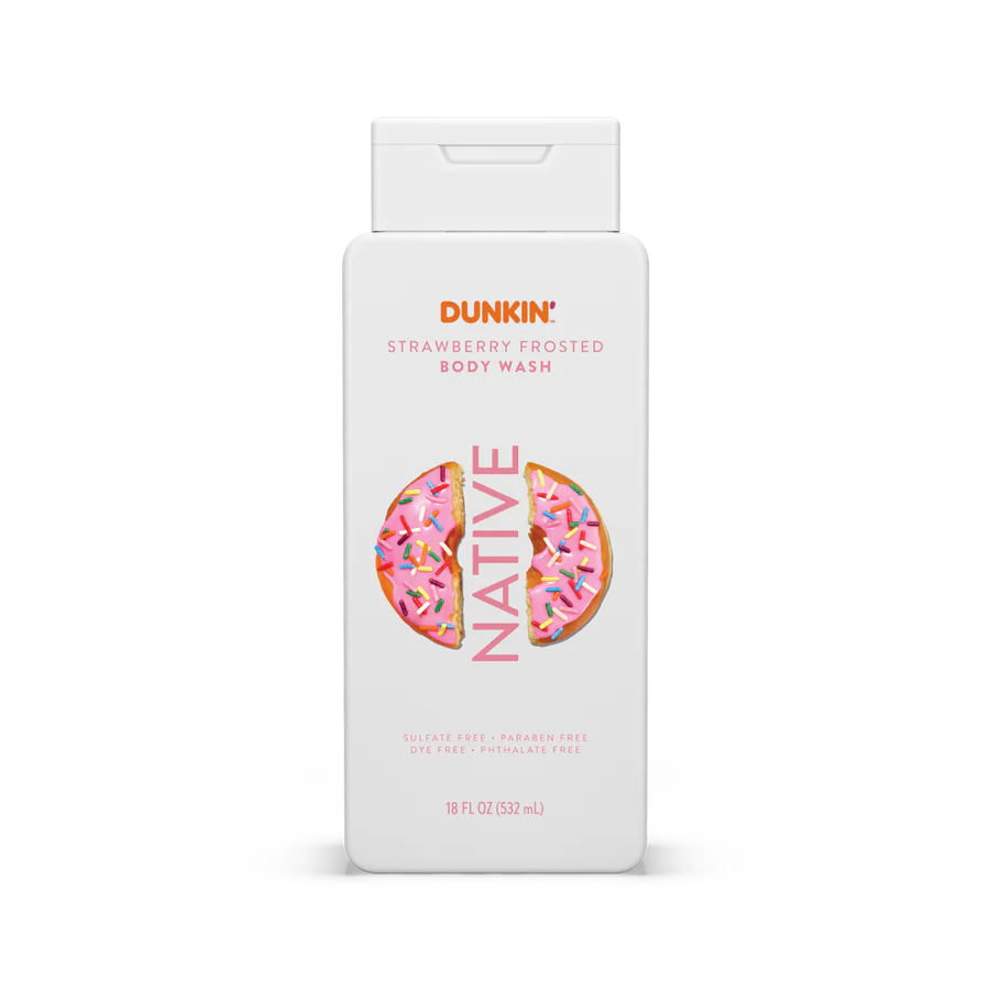 Native Body Wash Dunkin strawberry Frosted