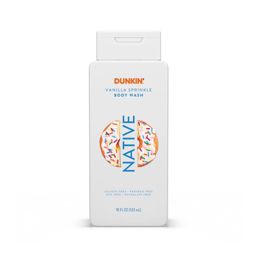 Native Body Wash Dunkin Vanilla Sprinkle