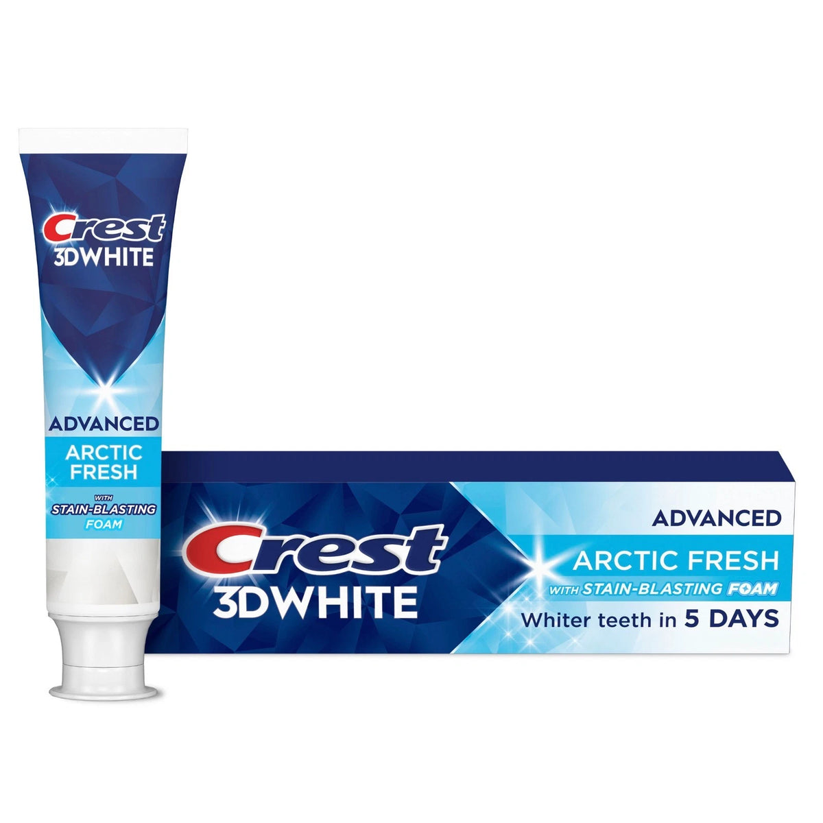 Crest 3D White Advanced Toothpaste, Arctic Fresh, 3.3 oz