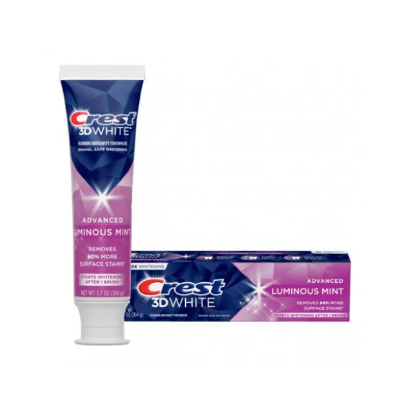 Crest 3D White Advanced Toothpaste, Luminous Mint, 3.7 oz